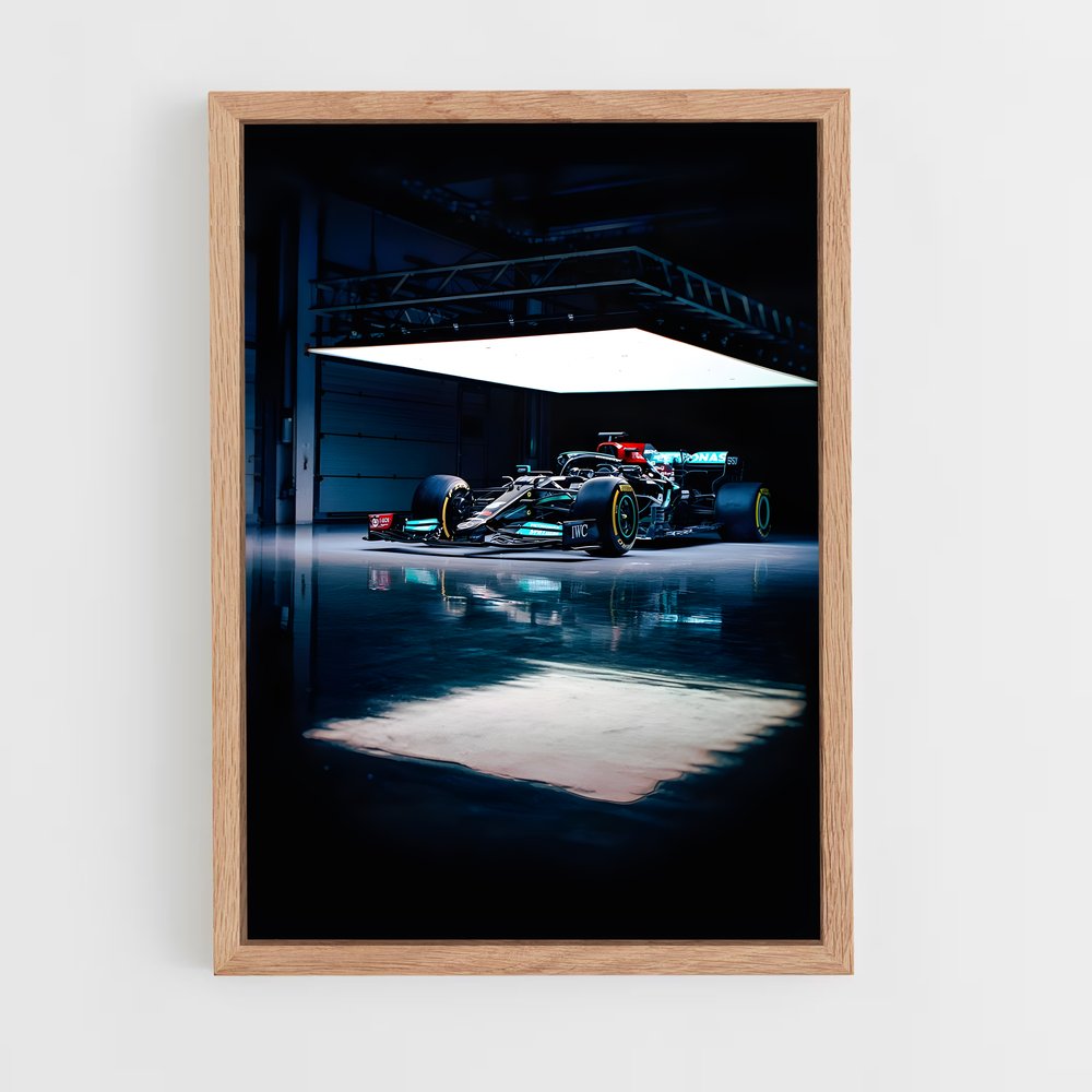 Poster Garage de la Vitesse – affiche Voitures de Formule 1 (vue 4)